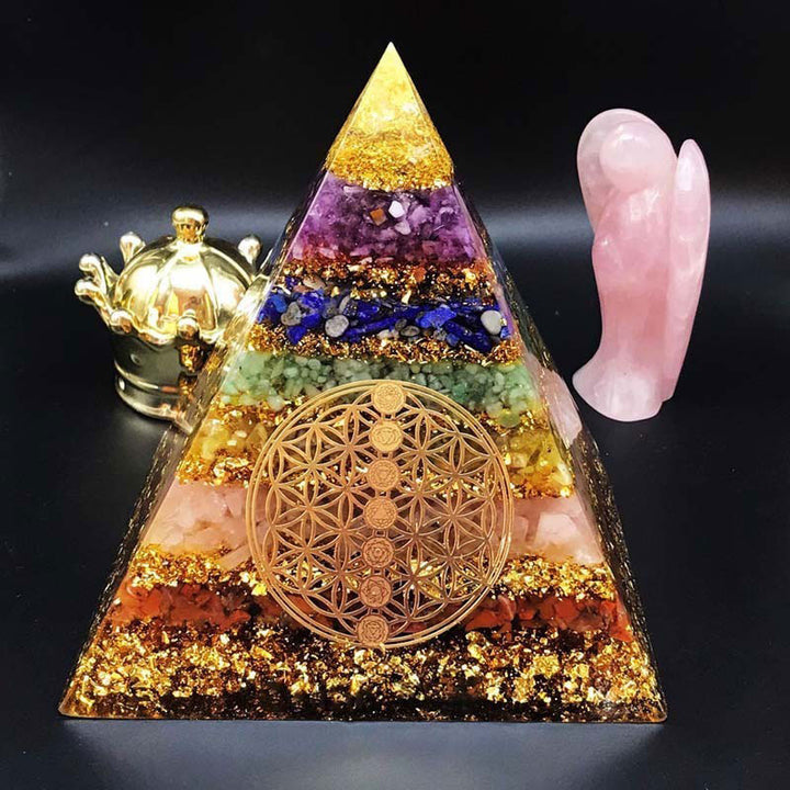 Olivenorma Chakra Fiore della Vita Piramide Orgonica