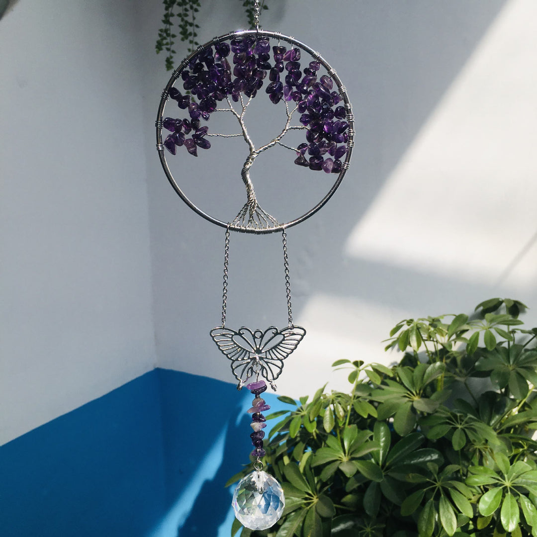 Olivenorma Albero della vita farfalla pendente decorazione ornamento