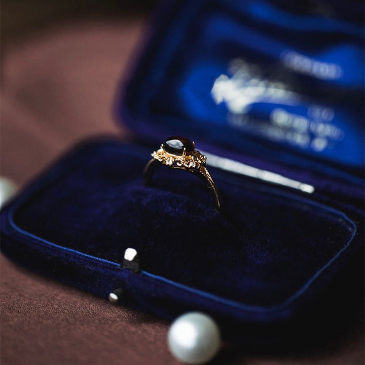 Anello Olivenorma Night Rose-Granato Naturale