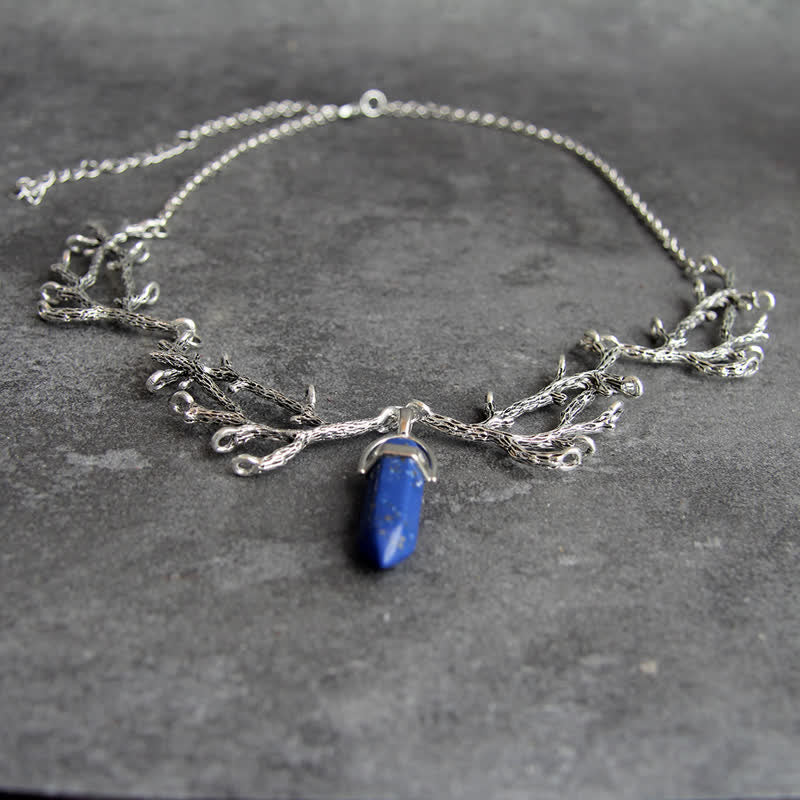 Olivenorma "La luce del Mantra" - Collana esagonale in cristallo naturale