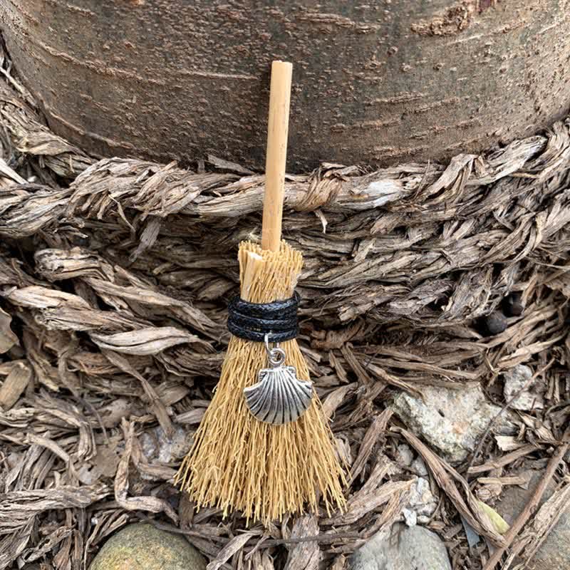 Ornamento fatto a mano Olivenorma Mini tartaruga di cristallo scopa 
