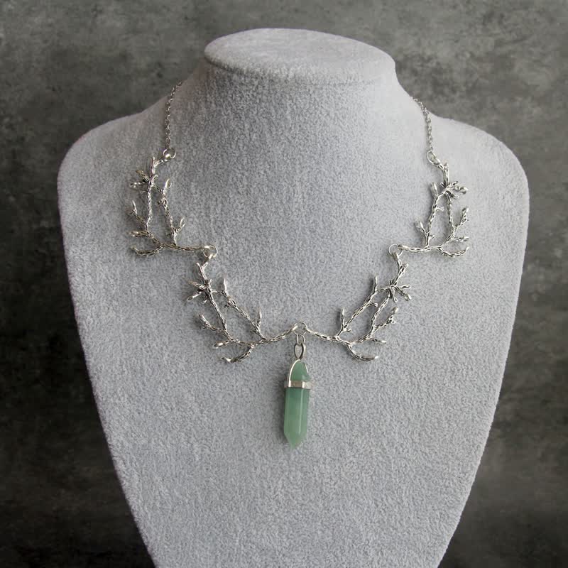 Olivenorma "La luce del Mantra" - Collana esagonale in cristallo naturale