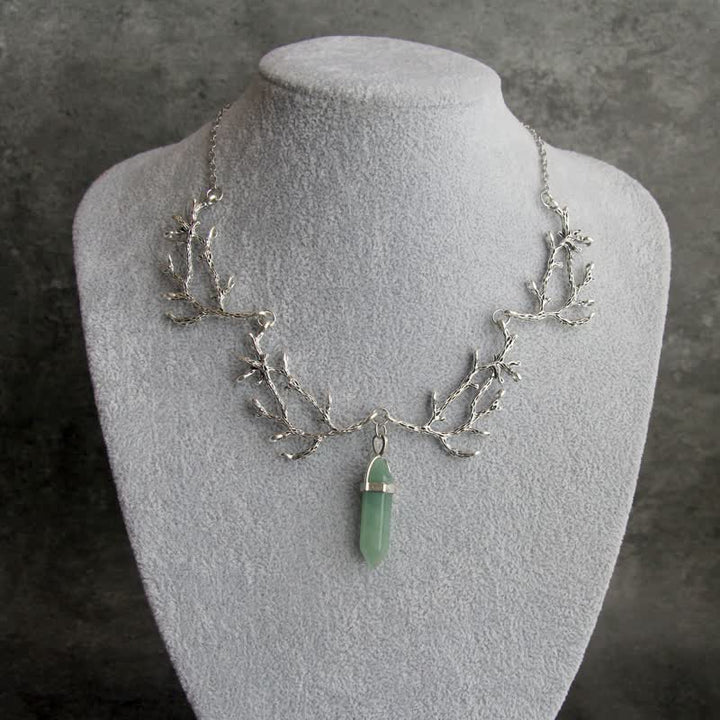Olivenorma "La luce del Mantra" - Collana esagonale in cristallo naturale