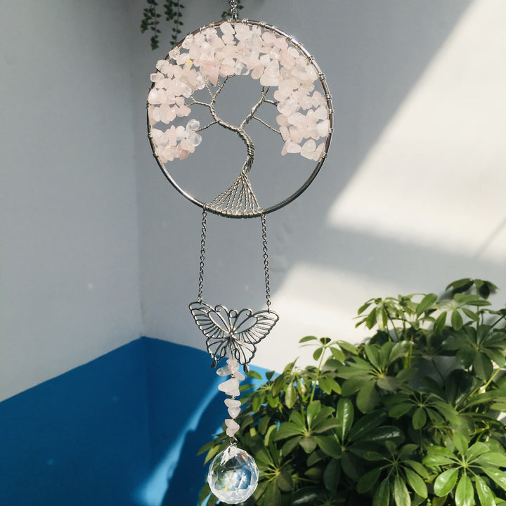 Olivenorma Albero della vita farfalla pendente decorazione ornamento