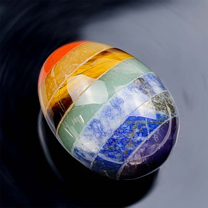 Olivenorma Uovo di cristallo di spirito creativo del chakra di Pasqua
