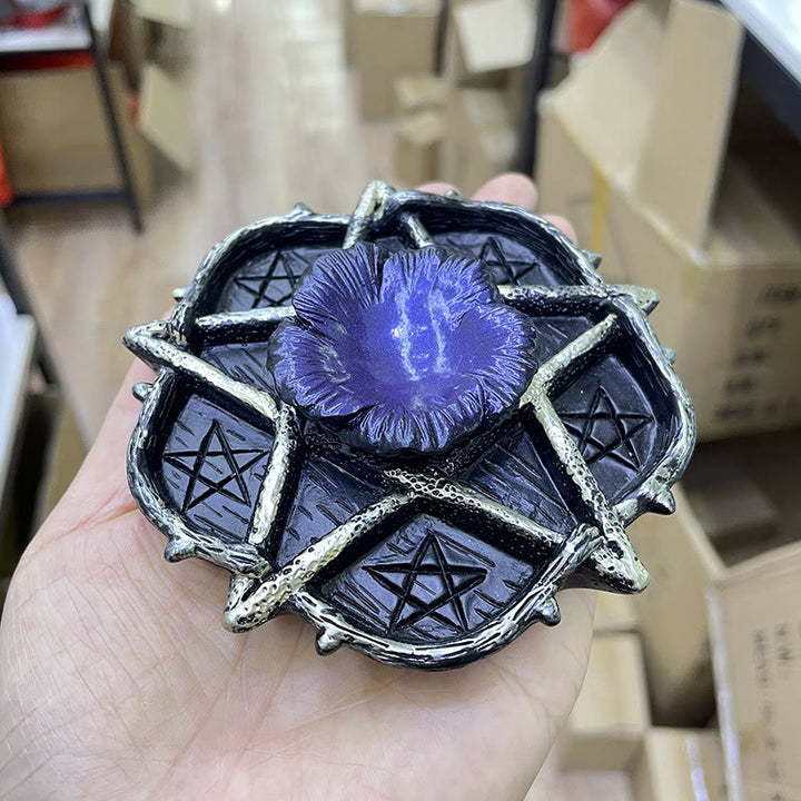 Supporto per sfera di cristallo a forma di stella Olivenorma