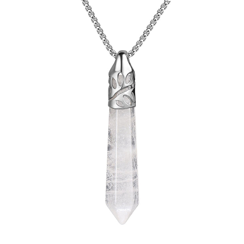 Collana con pietre preziose di protezione dai proiettili di cristallo