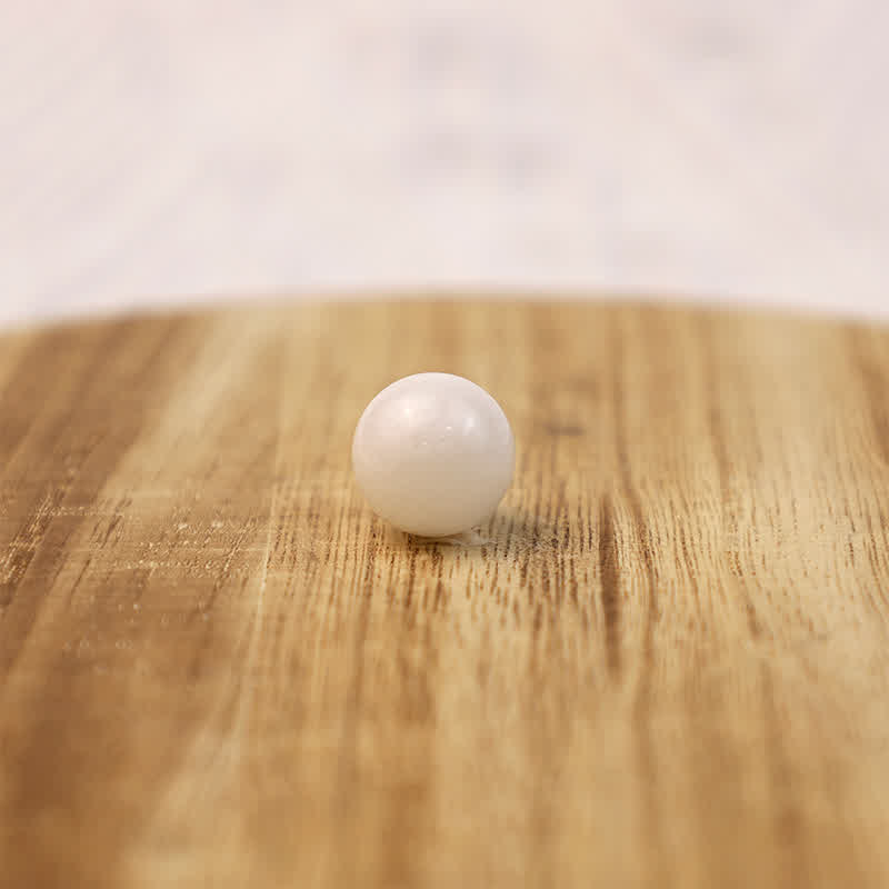 Sfera di cristallo di trasformazione in giada bianca Olivenorma