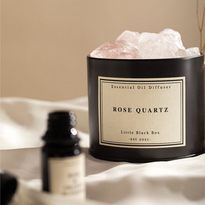 Olivenorma Diffusore Pietra Olio Essenziale Cristallo Aromaterapia Confezione Regalo