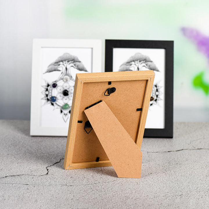 Cornice portafoto con motivo albero della vita Olivenorma Chakra Decorazione 
