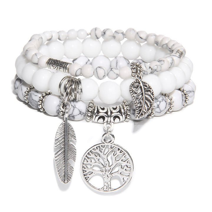 Olivenorma "Nature's Healing Moments" Set di bracciali Albero della vita da 3 pezzi 