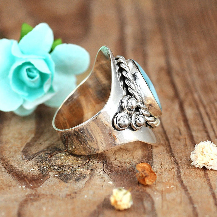 Olivenorma L'anello Larimar Boho per le donne