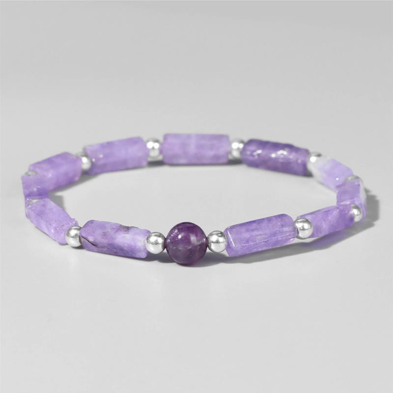 Bracciale dimagrante Olivenorma Body-purify in ametista naturale