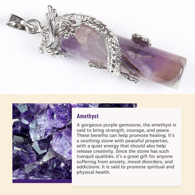 Olivenorma Crystal Natural Stone Squisito Ciondolo