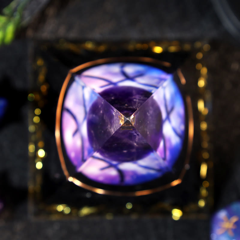 Olivenorma Ametista Palla Ossidiana Ghiaia Zodiaco Pesci Orgone Piramide 