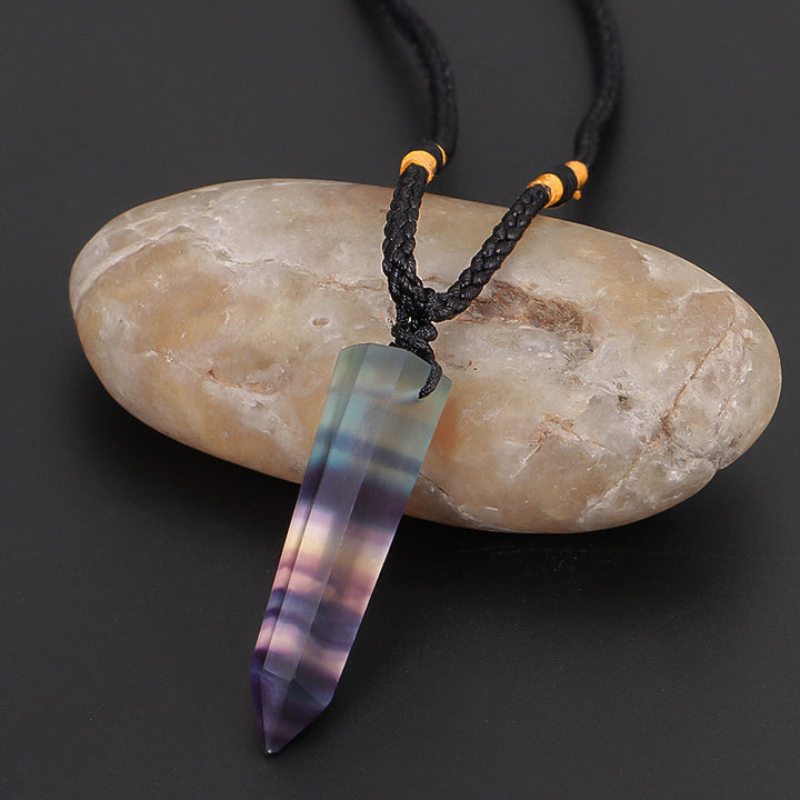 Collana anti-ansia con fluorite Olivenorma 