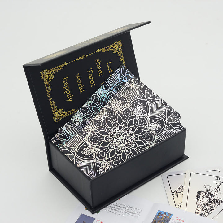 Olivenorma Bronzing Gold Foil Laser Bright Tarot Deck Carte