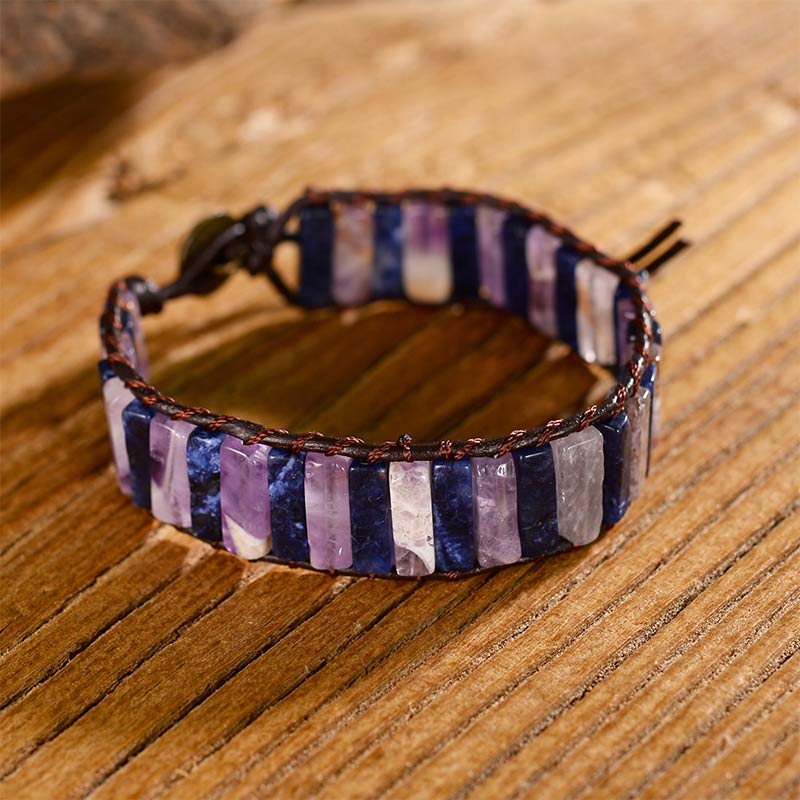 Bracciale Ametista Lapislazzuli
