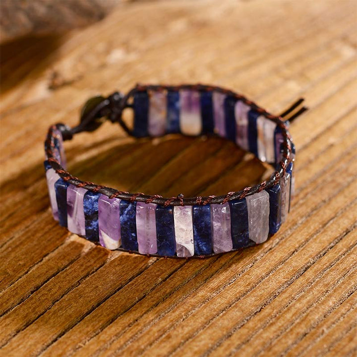 Bracciale Ametista Lapislazzuli