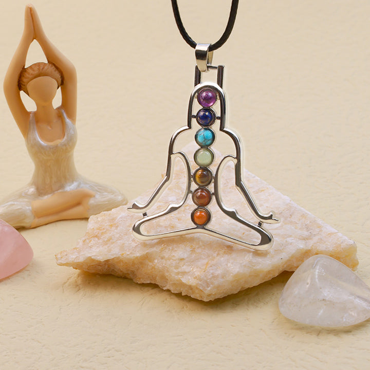 Collana di meditazione sui chakra Olivenorma