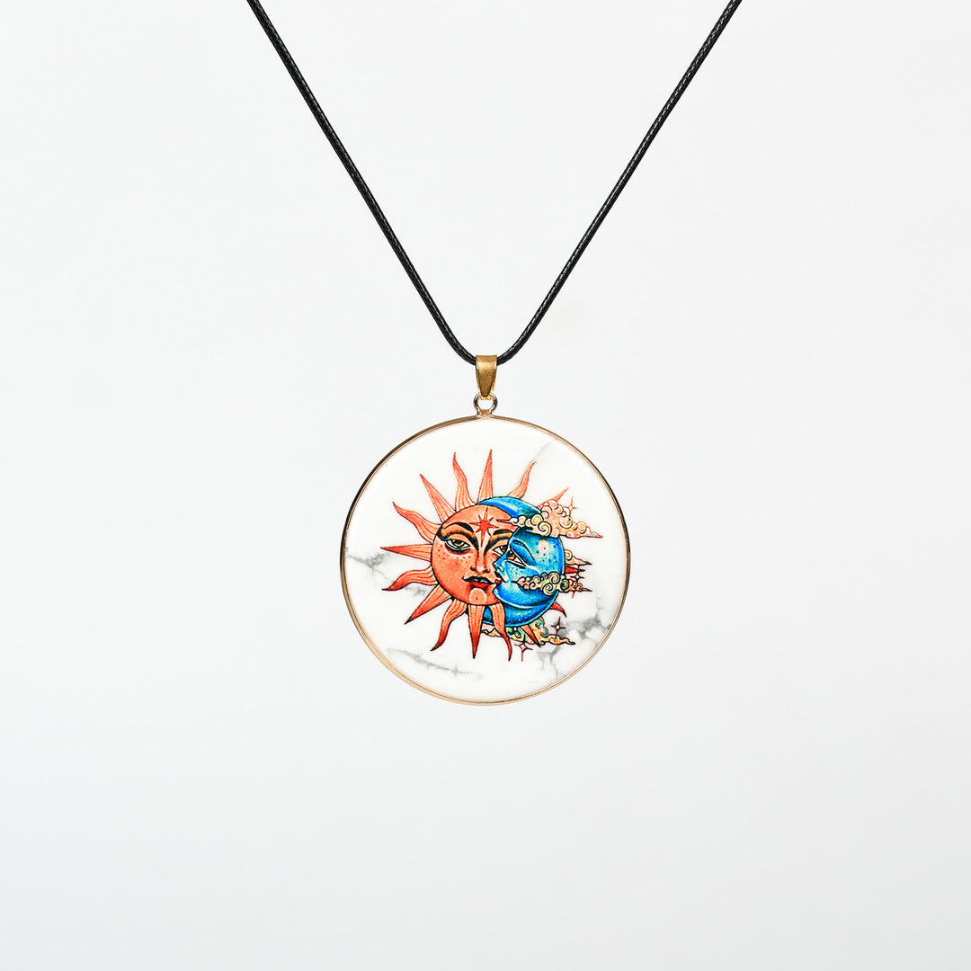 Collana Olivenorma Crystal Hamsa Chakra Albero della vita 