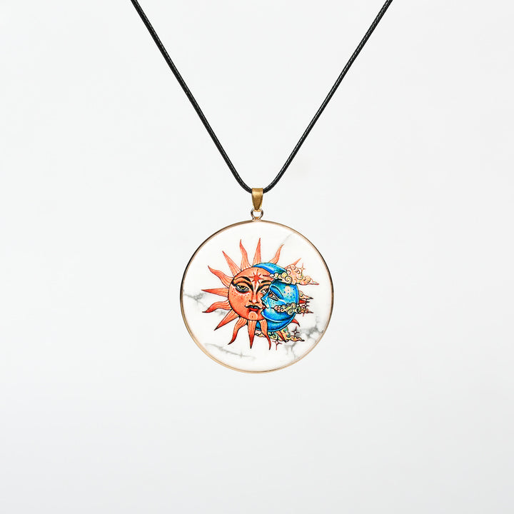 Collana Olivenorma Crystal Hamsa Chakra Albero della vita 