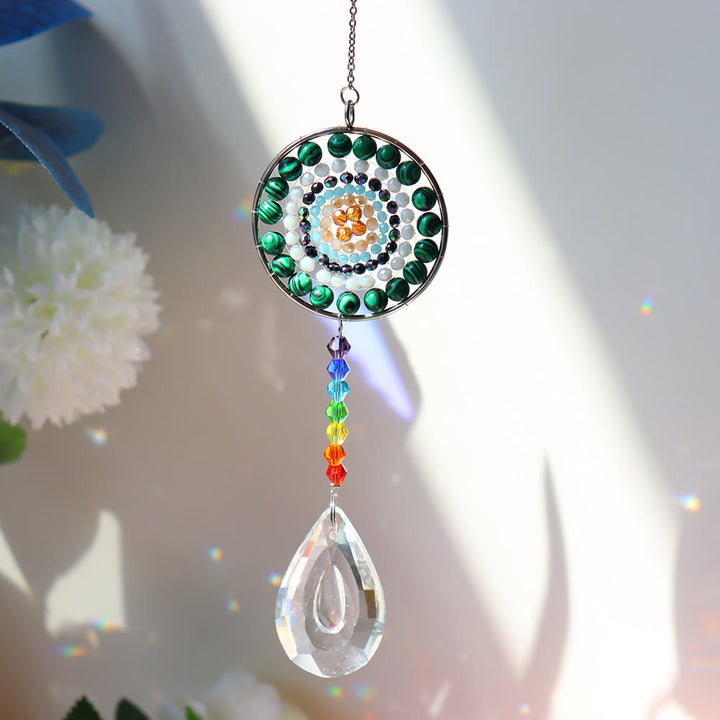 Olivenorma Crystal Suncatchers Campanello a vento Chakra fatto a mano 