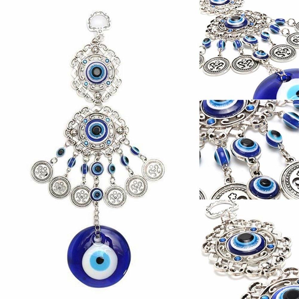 Olivenorma Blue Evil Eye Dream Net Catcher Decorazione da parete