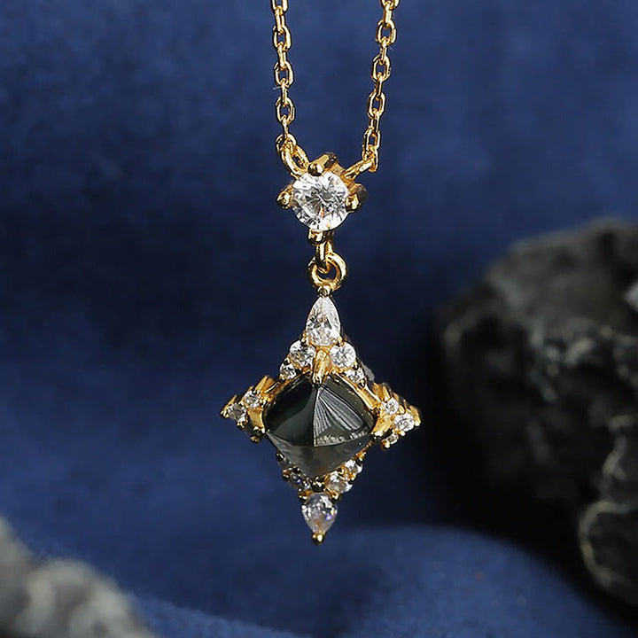 Olivenorma"Eternal Bliss" - Collana con topazio blu naturale di Londra 