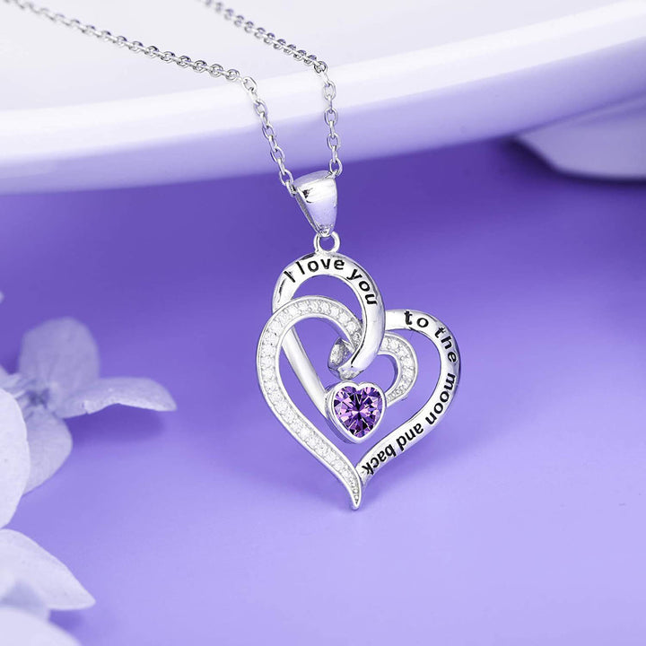 Collana con carta regalo Olivenorma Hearts and Hearts Birthstone - image 30