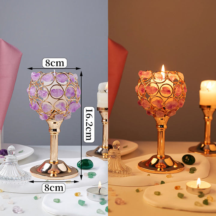 Portabicchieri in cristallo naturale Olivenorma