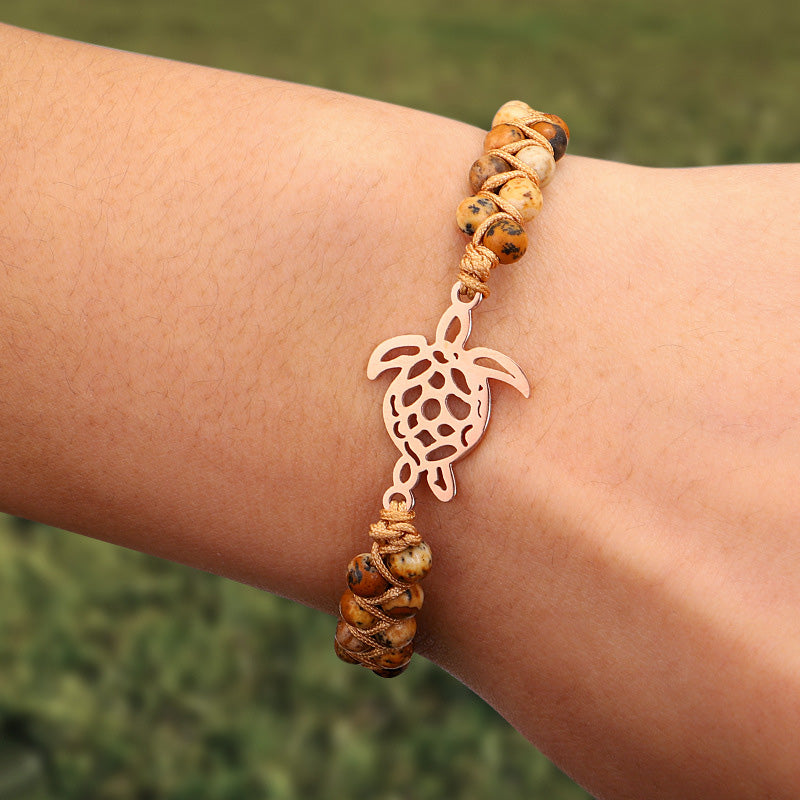 Bracciale tartaruga in pietra naturale