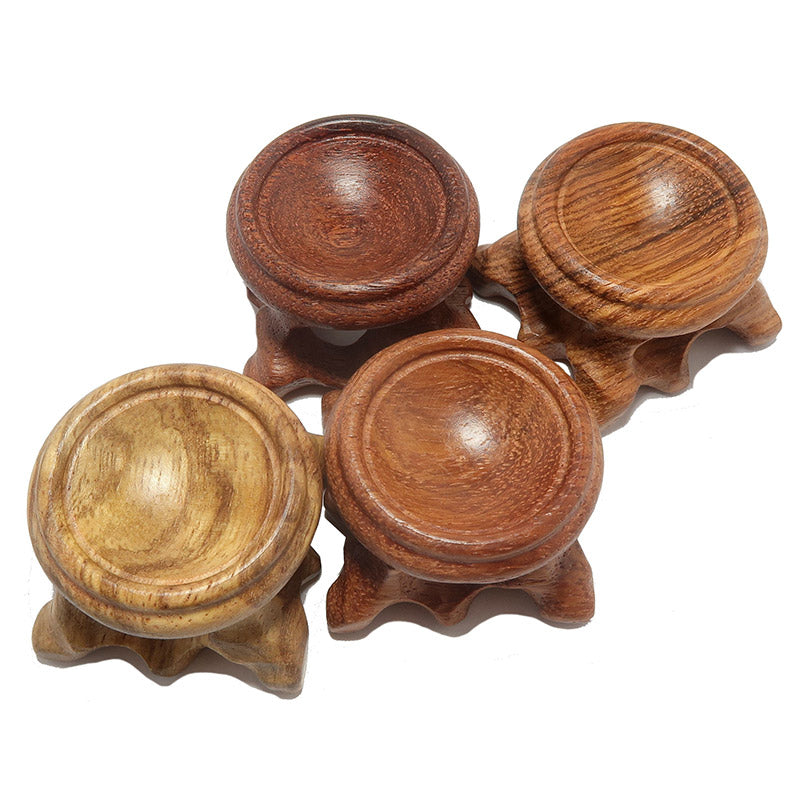 Olivenorma Wood Stands per sfere di cristallo Uova Pastorale Decorazione Display 