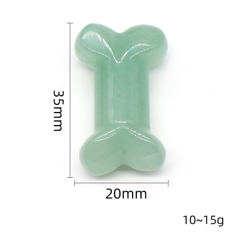 Decorazione in pietra preziosa di osso in cristallo di quarzo naturale Olivenorma