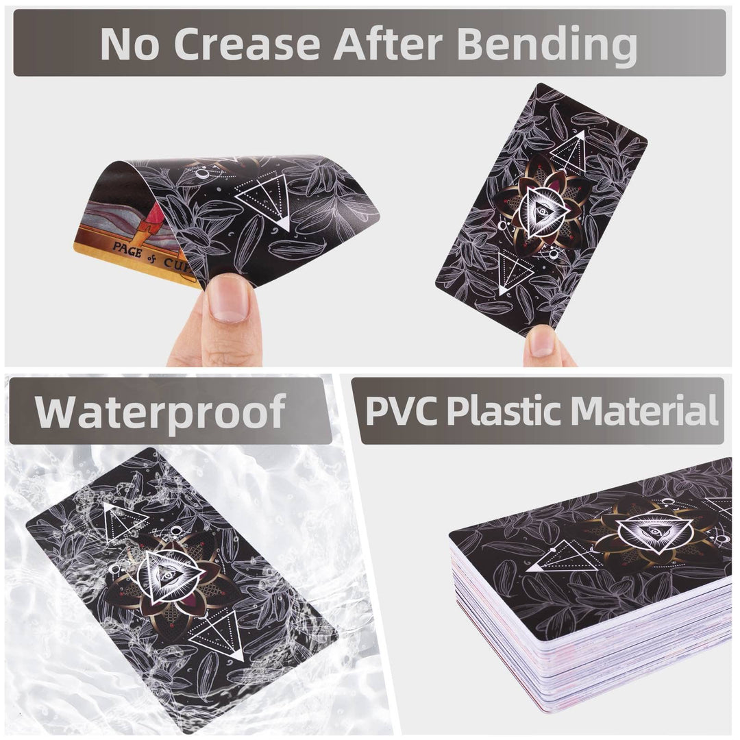 Olivenorma Black Triangle Evil Eye Tarot Deck Carte