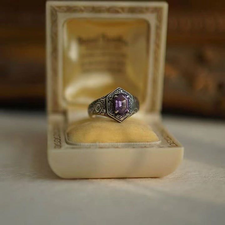 Anello Olivenorma Paisley Ametista