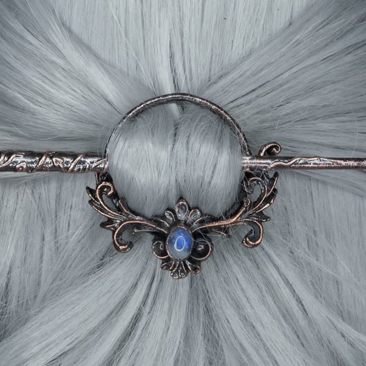 Forcina per capelli vintage Moonstone Cirrus