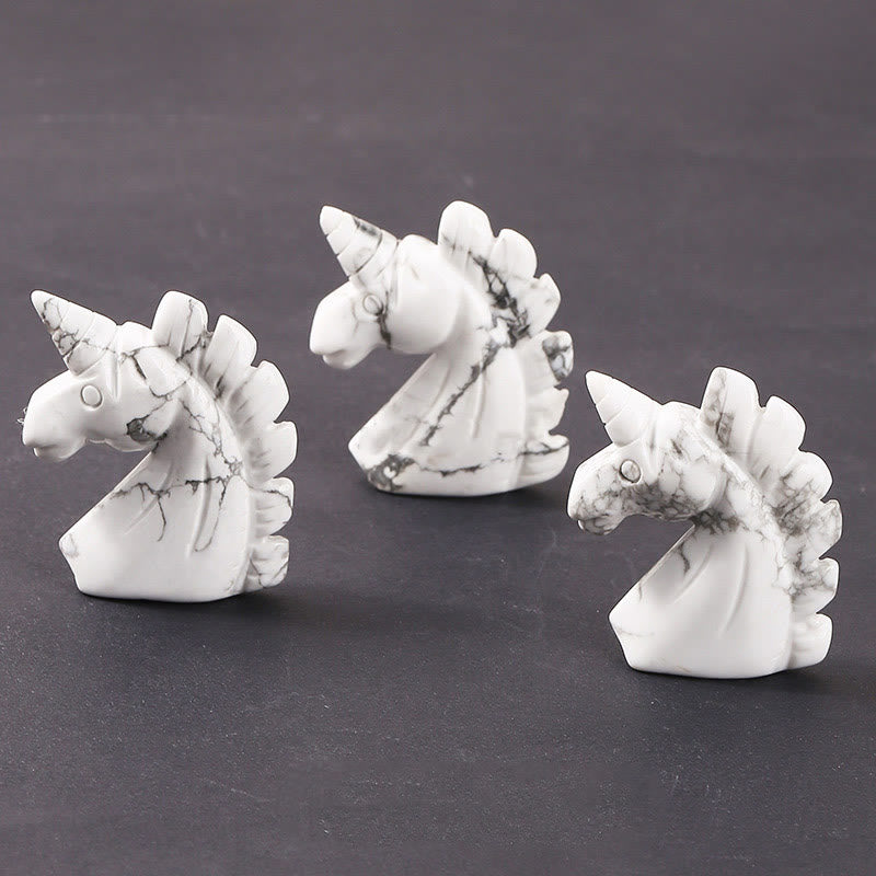 Olivenorma 2 pollici cristallo naturale unicorno figurina decorazione pietra preziosa 