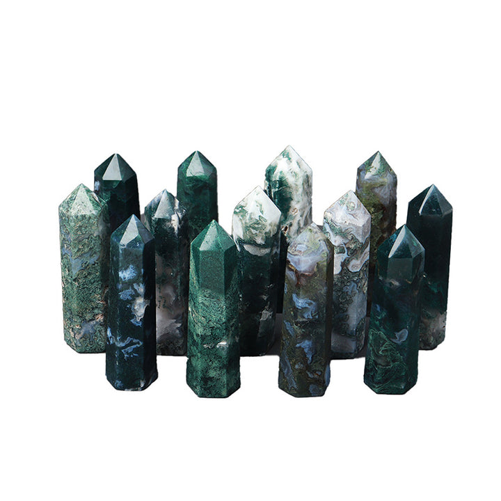 Olivenorma Malachite Bacchette di Cristallo Naturale Torre