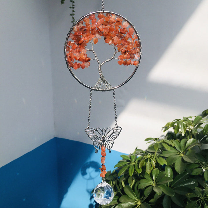 Olivenorma Albero della vita farfalla pendente decorazione ornamento