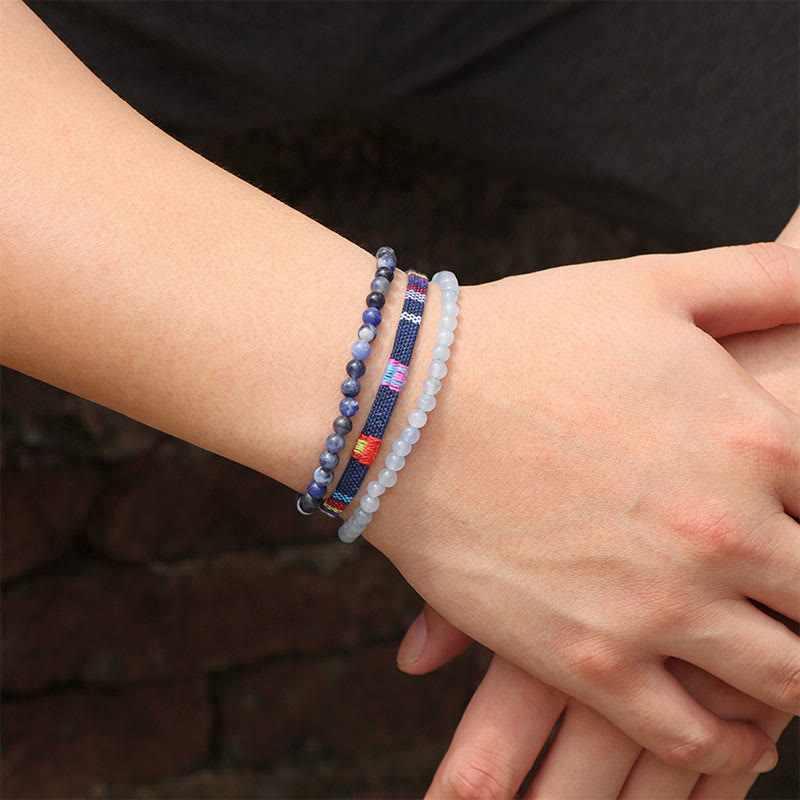 Olivenorma Bohemia Africa Bracciale in cristallo turchese