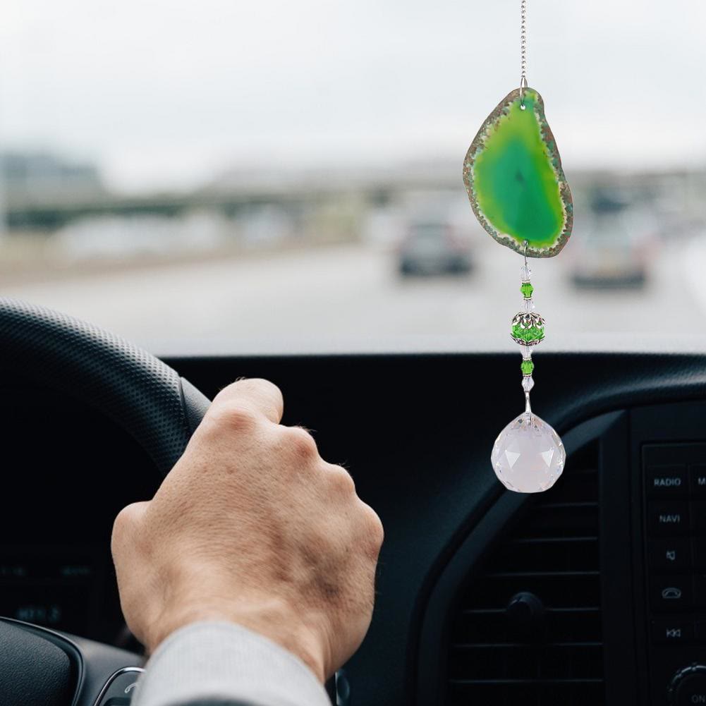 Olivenorma Campanello a vento in cristallo di sole con ciondolo appeso fatto a mano