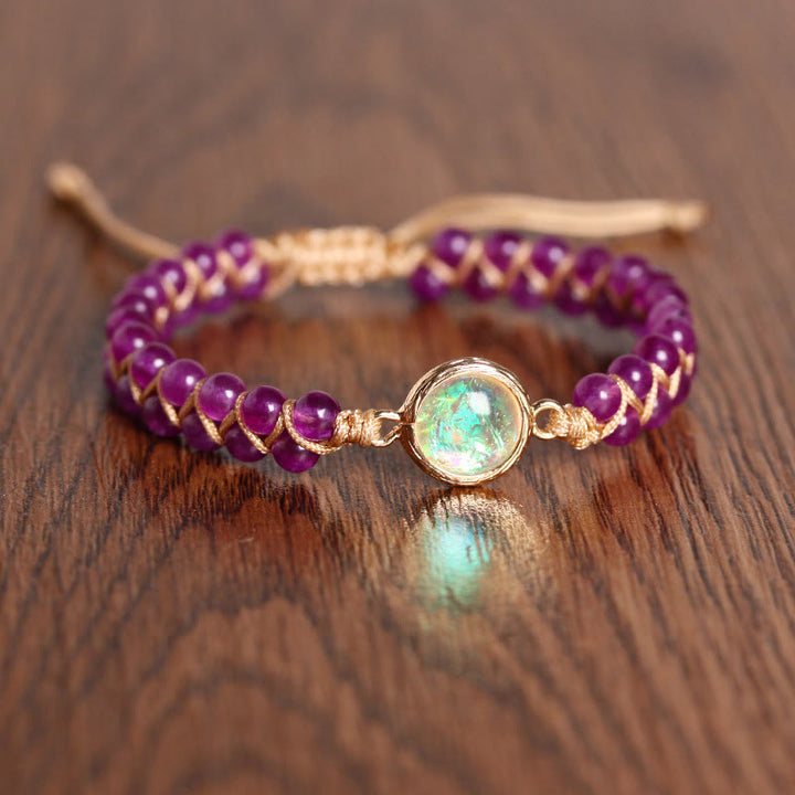 Bracciale intrecciato con pietre preziose Olivenorma 