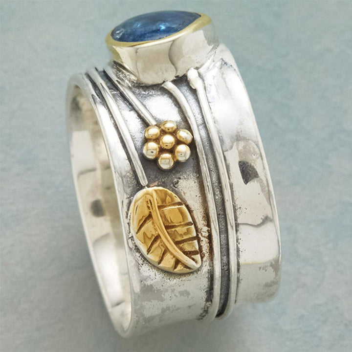 Anello portafortuna in pietra di luna Olivenorma