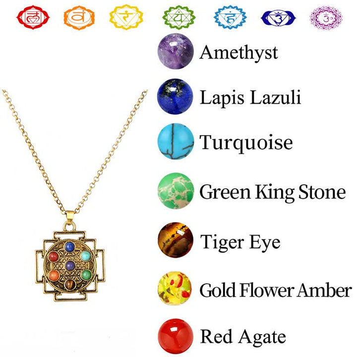 Collana di orgone chakra Olivenorma