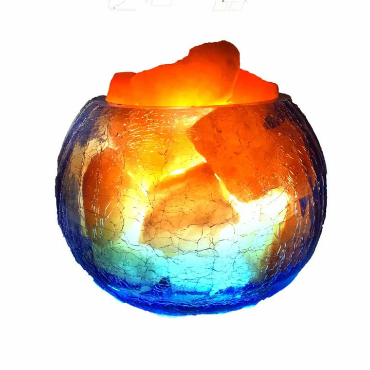 Olivenorma Creative Ice Cracked Glass Tank Lampada di vendita rosa dell'Himalaya