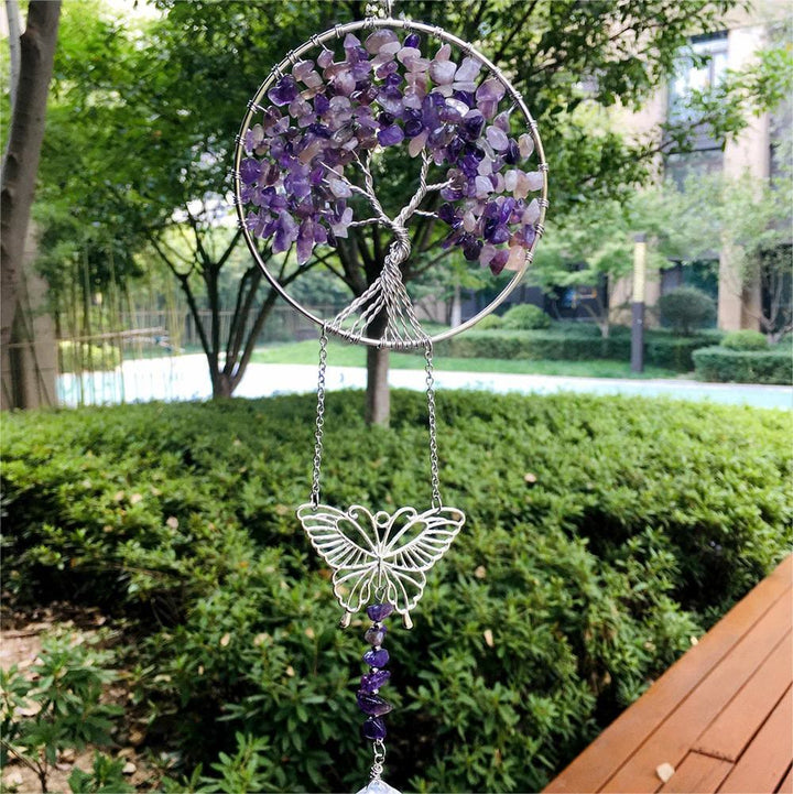 Olivenorma Albero della vita farfalla pendente decorazione ornamento