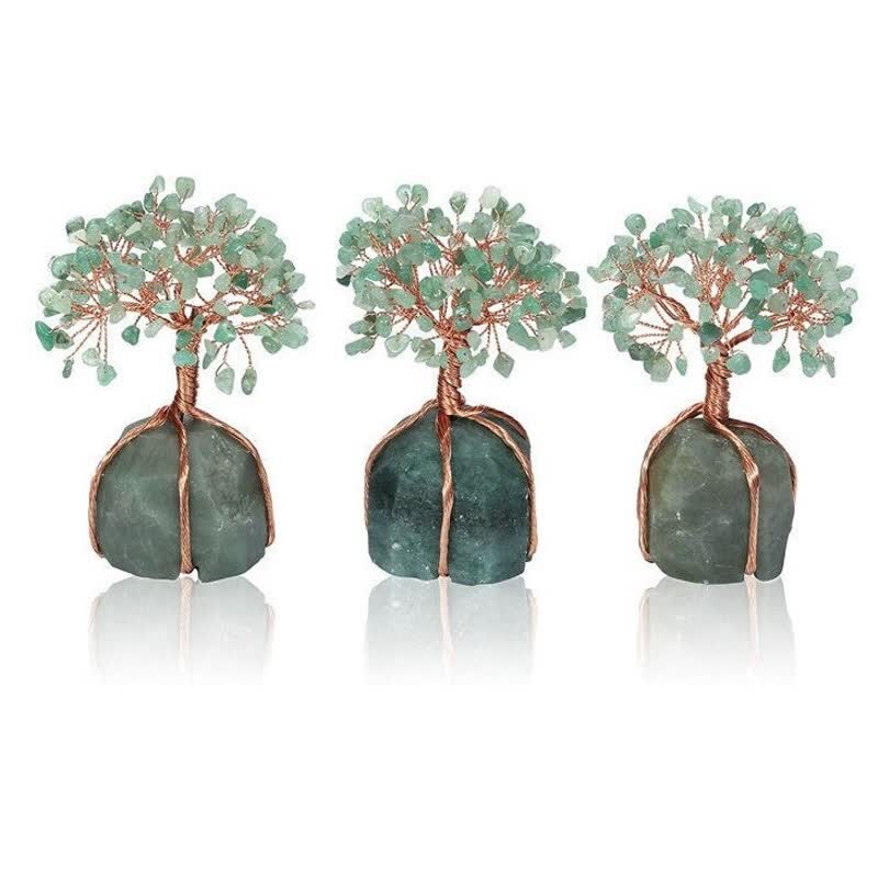 Olivenorma Guarigione Avventurina Verde Albero Feng Shui 