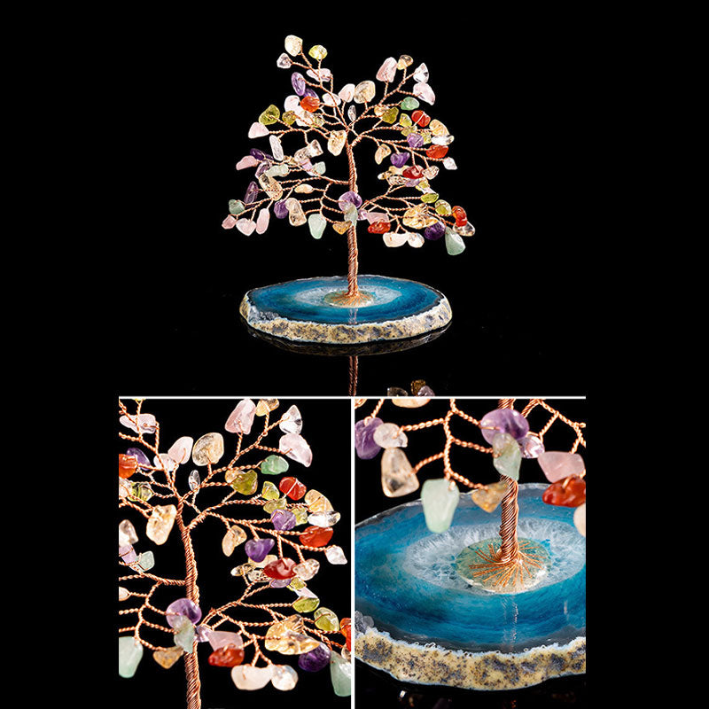 Olivenorma Spiritual Destiny Multi Stone Feng Shui Tree