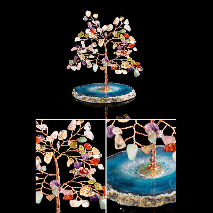 Olivenorma Spiritual Destiny Multi Stone Feng Shui Tree